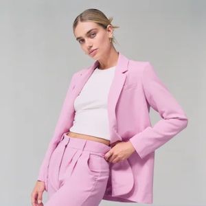 Abercrombie Blazer NWT size M!!! Pink oversized